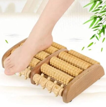 Acu pressure Wooden foot rolller