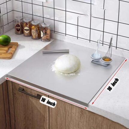 16 inch Long 16 inch Wide  Stainless Steel Cutting Board