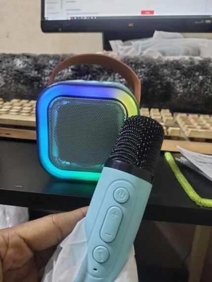 K12 RGB Karaoke Bluetooth Speaker with one Microphone