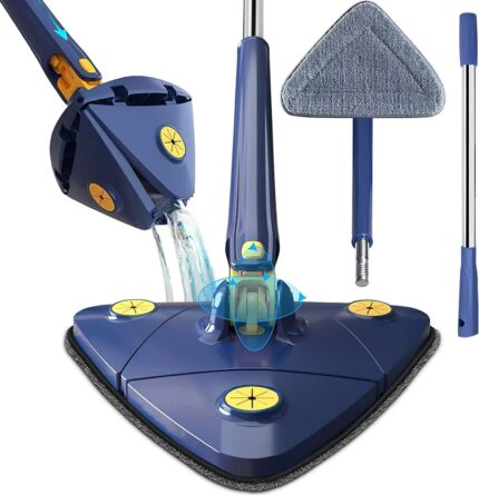 360° rotating triangular cleaning mop