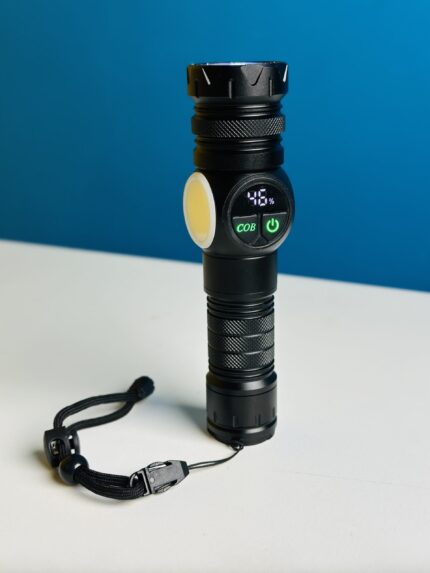 TG K60 Rechargeable Flashlight 10W COB + LED Torchlight