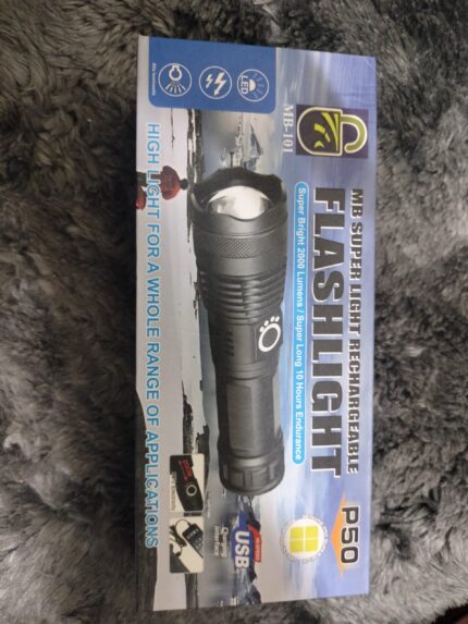 Rechargeable P50 Flashlight(8800 mah)