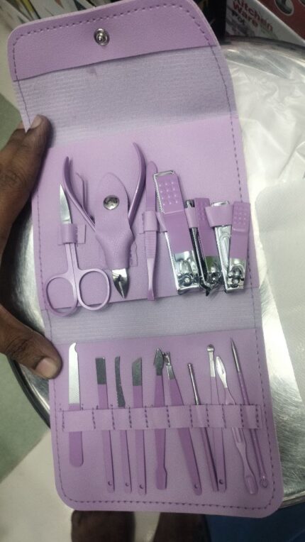 Nail Clippers Set, 16pcs Manicure & Pedicure Tools