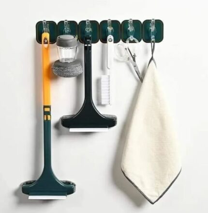 six raw plastic hook