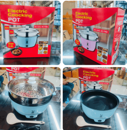Runbaisen 5.5L multi-functional electric cooking pot.