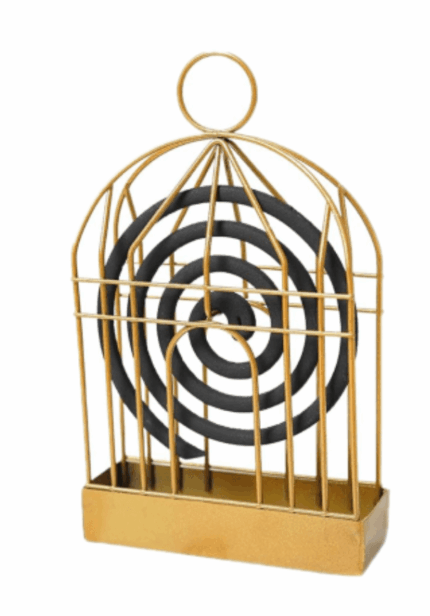 Gold Colored Metal Birdcage Decorative Home Decor