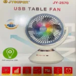 Joy Super JY-2570 Rechargeable Table Fan with LED Light - Image 9