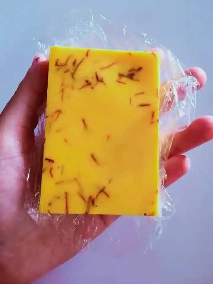 681d094f33f58 Saffron Goat Milk Soap - Image 1