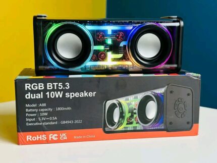 A88 Transparent Mecha Wireless Bluetooth Speaker