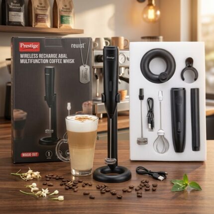 Prestige Mukt Wireless Rechargeable Multifunction Coffee Whisk