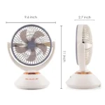 Joy Super JY-2570 Rechargeable Table Fan with LED Light - Image 7