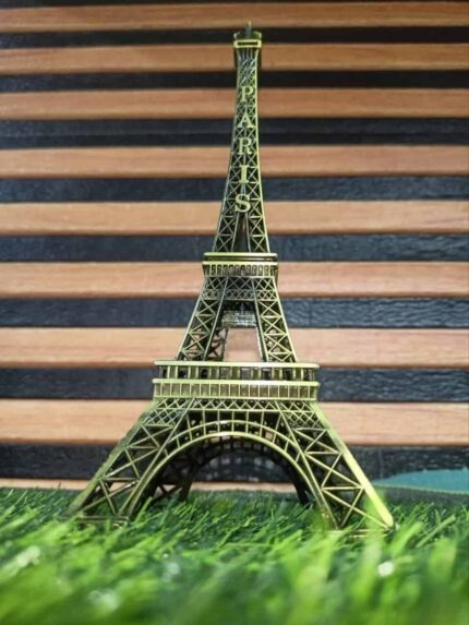 Bronze-tone metal Eiffel Tower