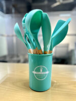 12pcs Wooden Silicone Kitchen Utensil set - Image 4