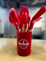 12pcs Wooden Silicone Kitchen Utensil set - Image 2