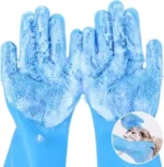 2Pcs Magic Silicone Dish Washing Gloves(2Pcs) - Image 4