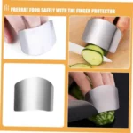 ২পিস Stainless Finger Protectors for Cutting (২ পিস) - Image 2