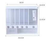 6-in-1 Wall Mounted Food Storage Box for Kitchen - Image 2