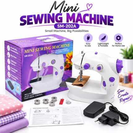 High Quality 8 In 1 Mini Electric Sewing Machine