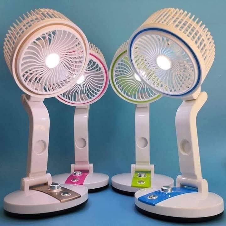 photo_2025-02-18_20-43-42.jpg LR Fan (Adjustable Rechargeable Folding Fan With Led Light) - Image 1