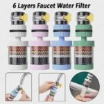 360° Rotation Kitchen Faucet Water Filter – 6 Layer Carbon Filtration Tap Purifier - Image 4