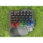DIVIPARD K5 Luminous Single Hand Keyboard for Gamers – Portable USB Keyboard with RGB Backlight - Image 2