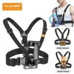 PLOKAMA CX10 Adjustable Chest Strap Phone Mount Holder for Vlogging, Cycling, Hiking & Outdoor Shooting