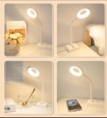 USB Smart Voice Control LED Light - Offline Voice Activated, 360° Flexible Plug & Play Reading Lamp for Laptop, Power Bank & Bedside (No WiFi Needed) - Image 4