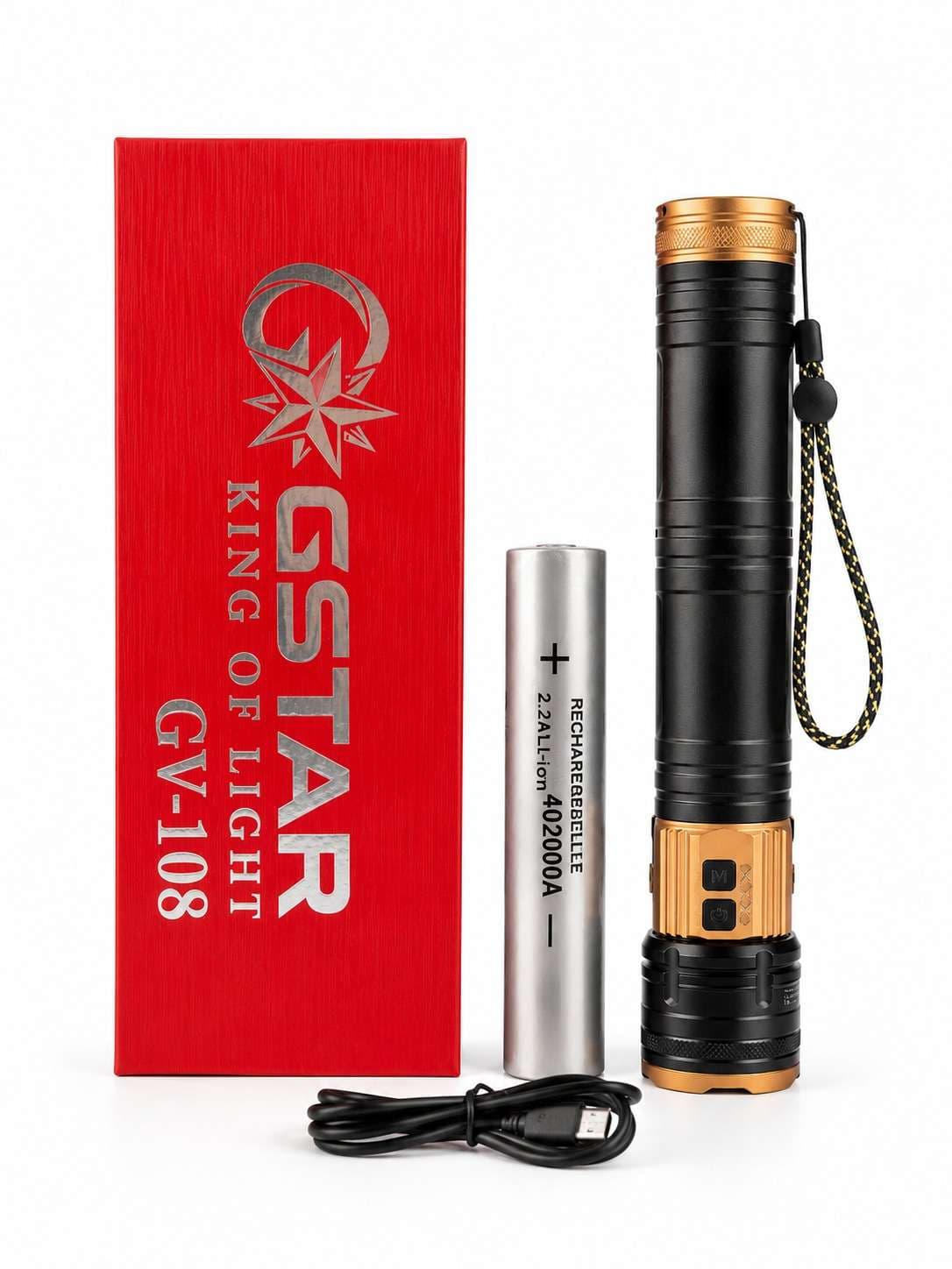 YGXGe1787673379-light-1086x1448 GSTAR GV-108 Rechargeable Flashlight - Image 1