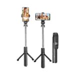 Q07 Foldable Mini Tripod & Bluetooth Selfie Stick – Extendable Portable Stand with LED Light & Wireless Remote Shutter for All Smartphones - Image 2