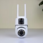 New V380 Mini Indoor PTZ Dual Lens 4MP HD Smart Home WiFi Security Camera – Baby Monitor with Night Vision, Two-Way Audio & Cloud Storage (SQ21-L) - Image 2